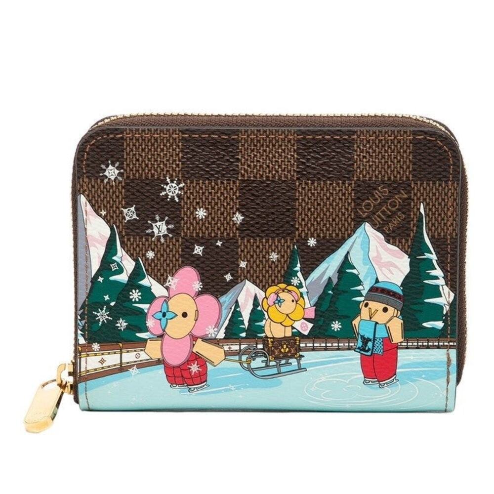 Louis Vuitton Damier Graphite Zippy Vivienne Coin Purse Multicolor